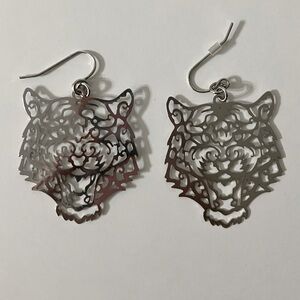Tiger earrings